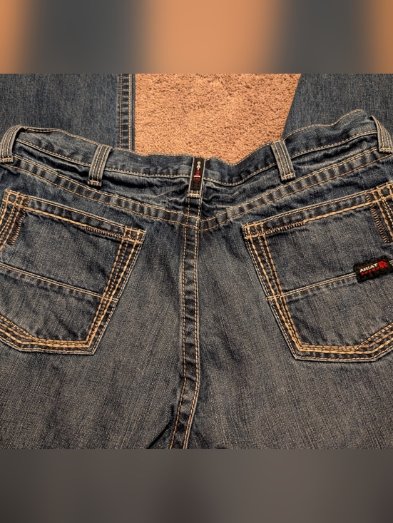 Men's Ariat FR M4 Relaxed Boot Jeans Size 40x30 - Picture 6 of 12